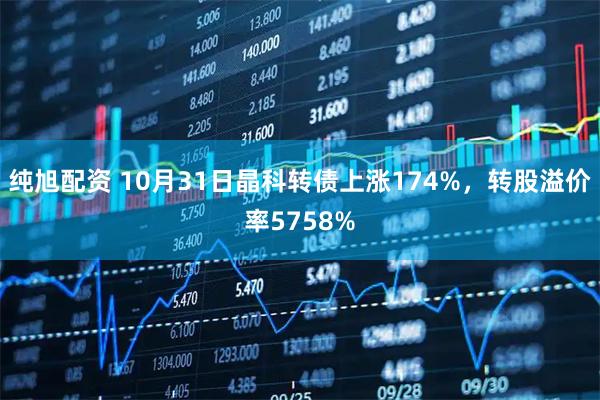 纯旭配资 10月31日晶科转债上涨174%,转股溢价率5758%