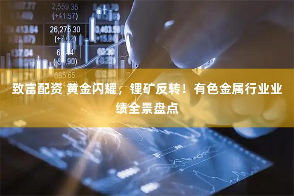 致富配资 黄金闪耀，锂矿反转！有色金属行业业绩全景盘点